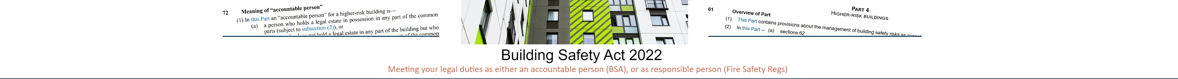 Building Safety Act 2022: The accountable Person